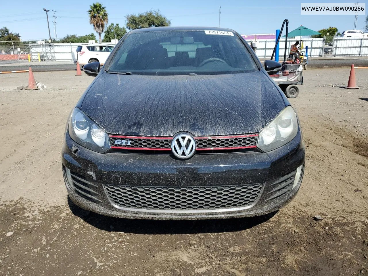 2011 Volkswagen Gti VIN: WVWEV7AJ0BW090256 Lot: 73871664