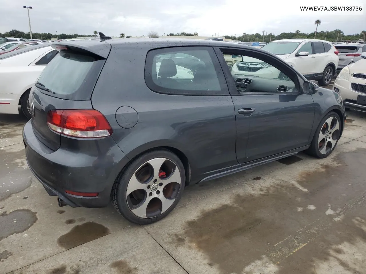 2011 Volkswagen Gti VIN: WVWEV7AJ3BW138736 Lot: 74853524