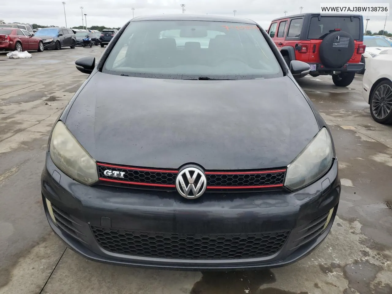 2011 Volkswagen Gti VIN: WVWEV7AJ3BW138736 Lot: 74853524