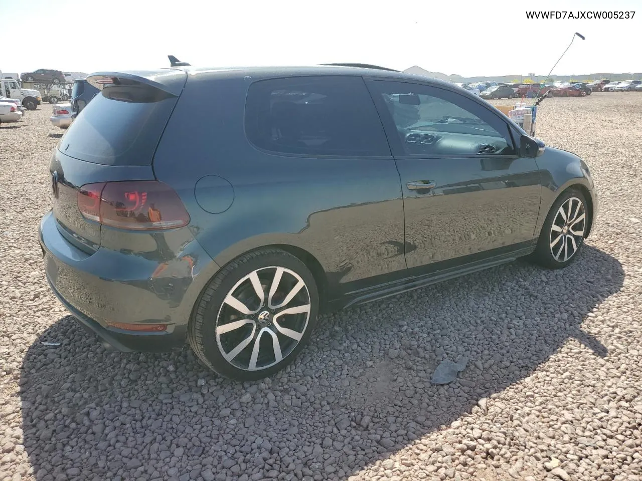 2012 Volkswagen Gti VIN: WVWFD7AJXCW005237 Lot: 53344554