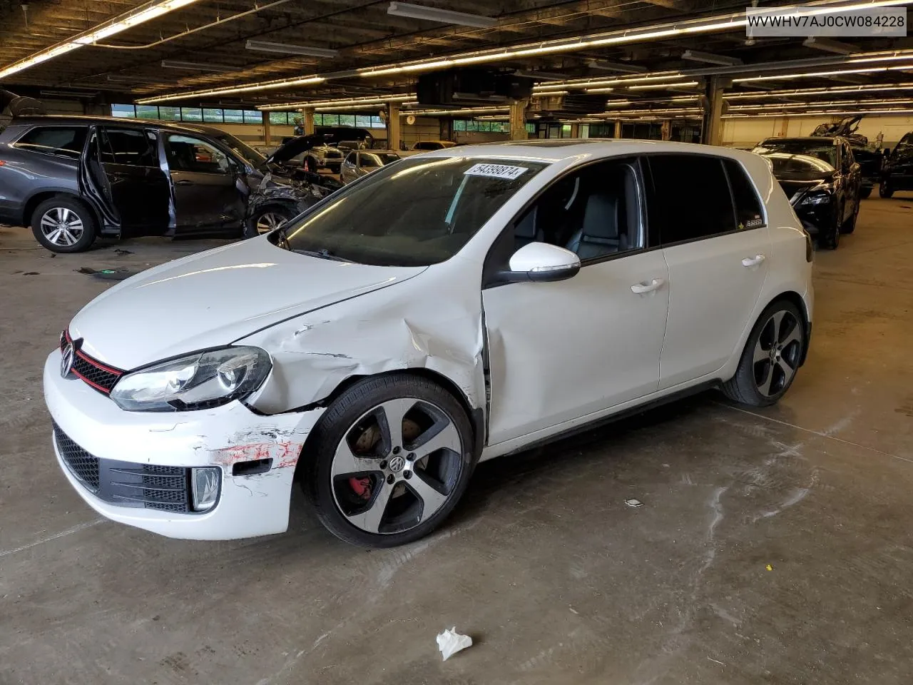 2012 Volkswagen Gti VIN: WVWHV7AJ0CW084228 Lot: 54399874