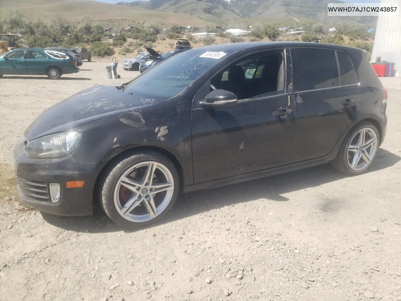 2012 Volkswagen Gti VIN: WVWHD7AJ1CW243857 Lot: 55040934