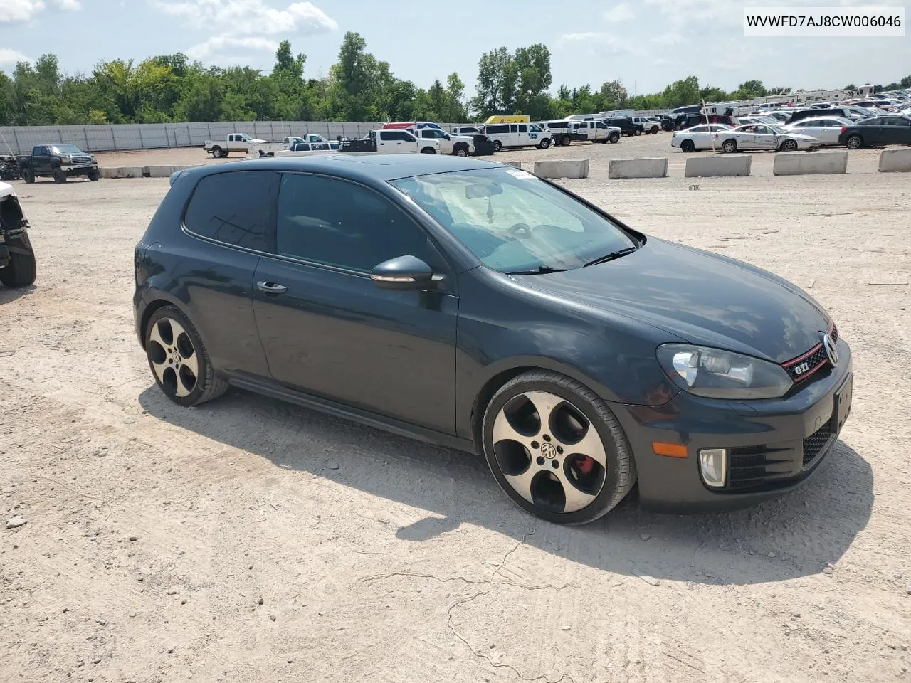 2012 Volkswagen Gti VIN: WVWFD7AJ8CW006046 Lot: 63922874