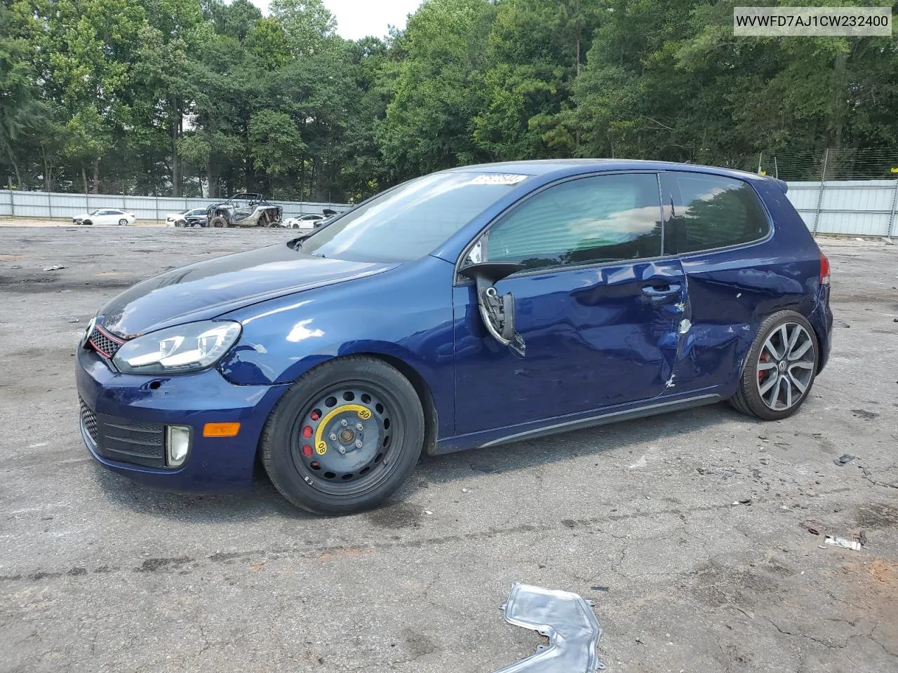 2012 Volkswagen Gti VIN: WVWFD7AJ1CW232400 Lot: 67872544