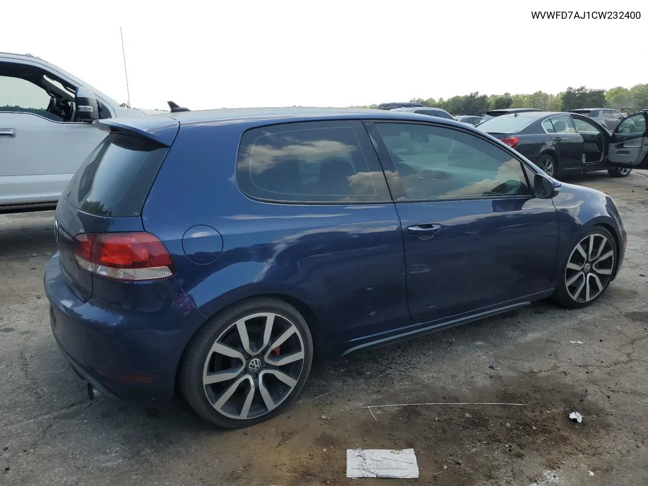 2012 Volkswagen Gti VIN: WVWFD7AJ1CW232400 Lot: 67872544