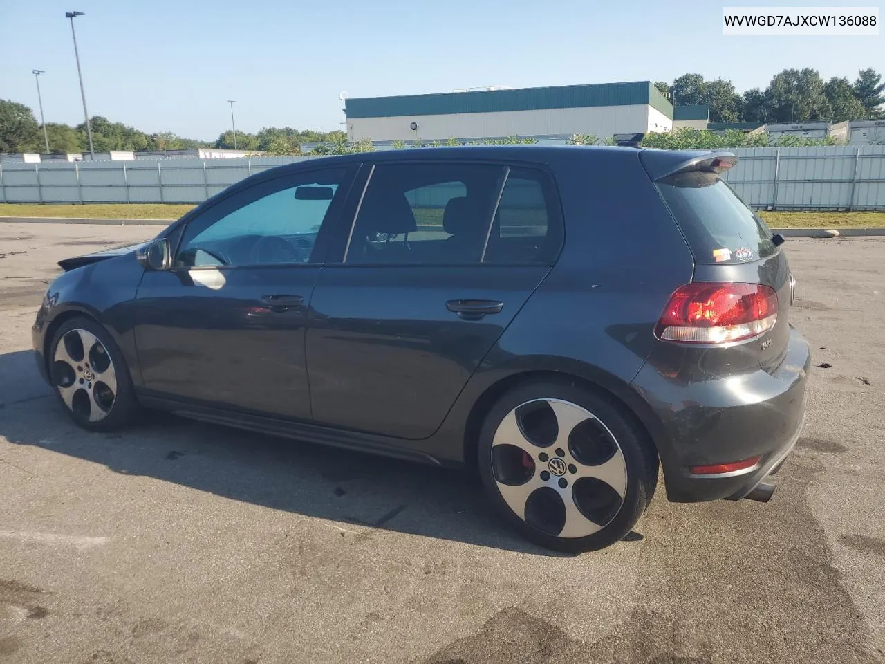 2012 Volkswagen Gti VIN: WVWGD7AJXCW136088 Lot: 68921314