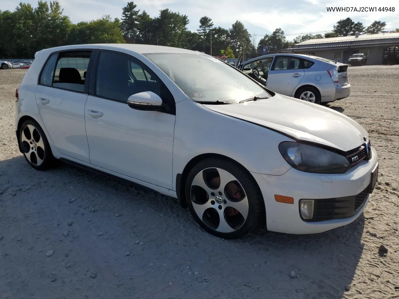 2012 Volkswagen Gti VIN: WVWHD7AJ2CW144948 Lot: 71391134