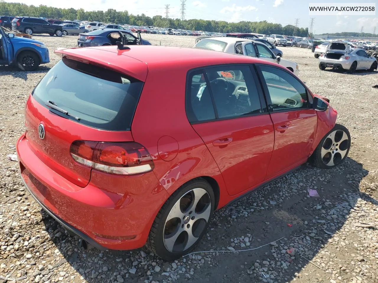 2012 Volkswagen Gti VIN: WVWHV7AJXCW272058 Lot: 71560644