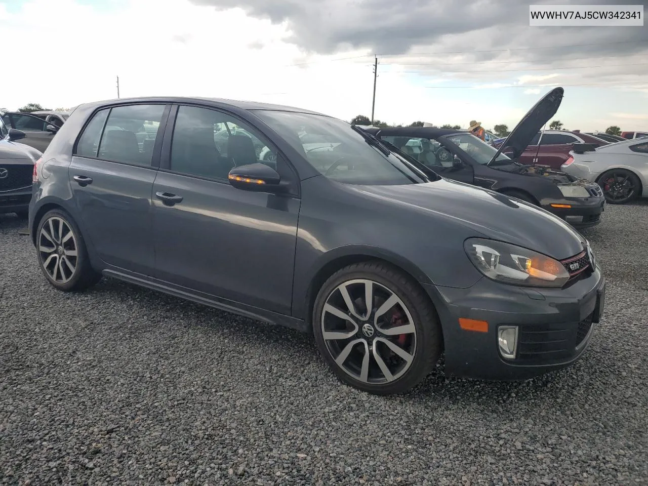 WVWHV7AJ5CW342341 2012 Volkswagen Gti