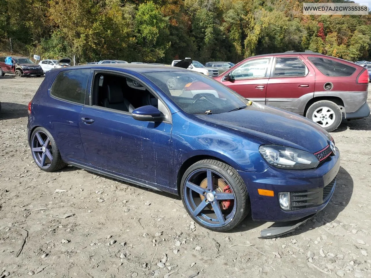 2012 Volkswagen Gti VIN: WVWED7AJ2CW355358 Lot: 76069114