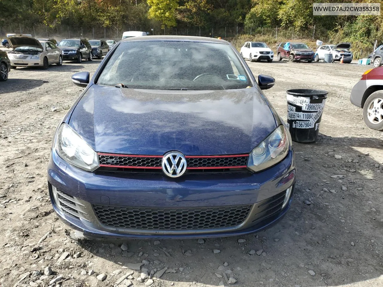 2012 Volkswagen Gti VIN: WVWED7AJ2CW355358 Lot: 76069114