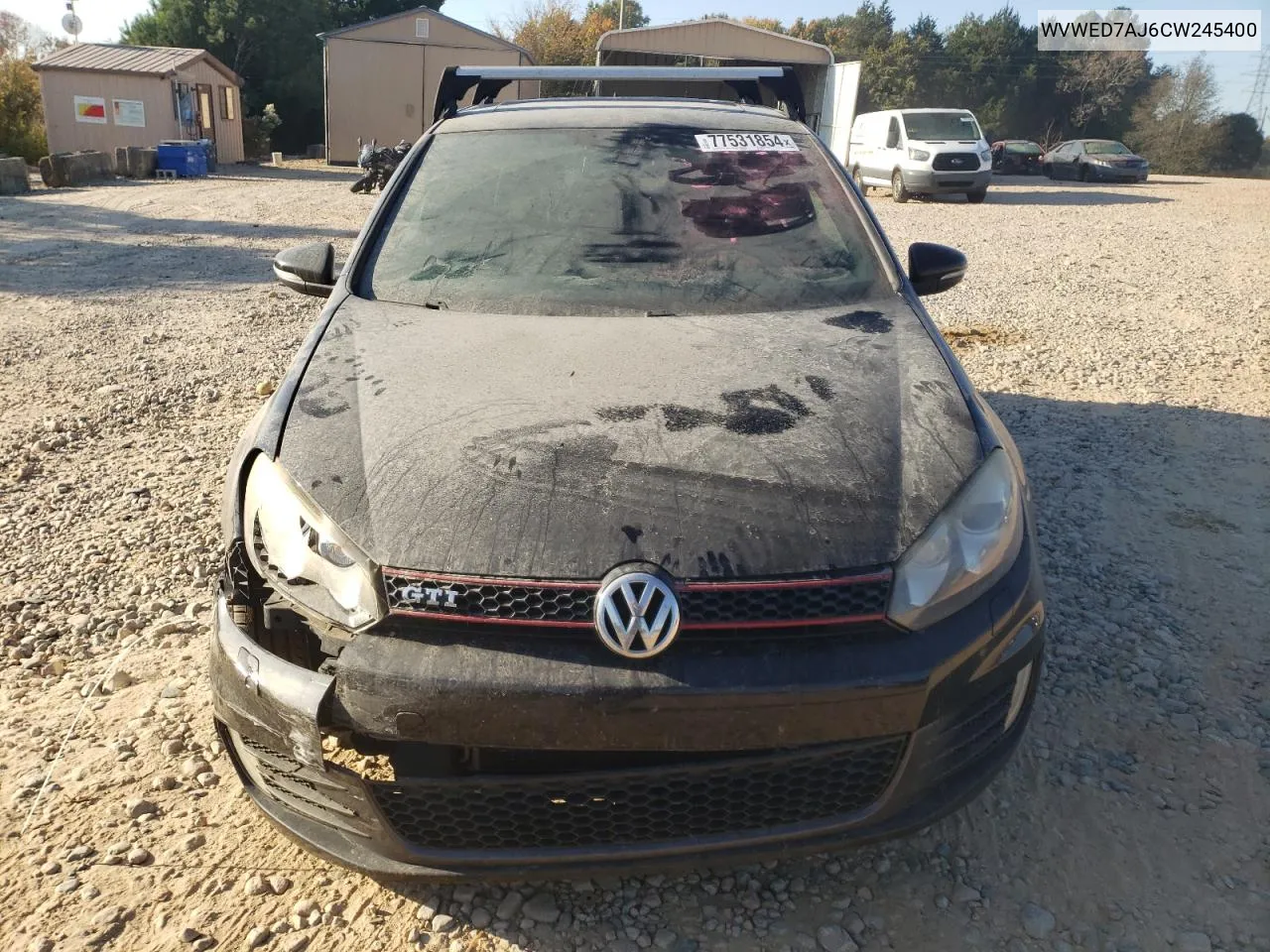 2012 Volkswagen Gti VIN: WVWED7AJ6CW245400 Lot: 77531854