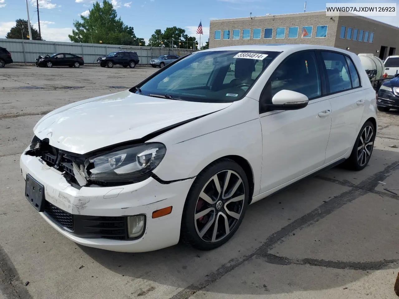 WVWGD7AJXDW126923 2013 Volkswagen Gti