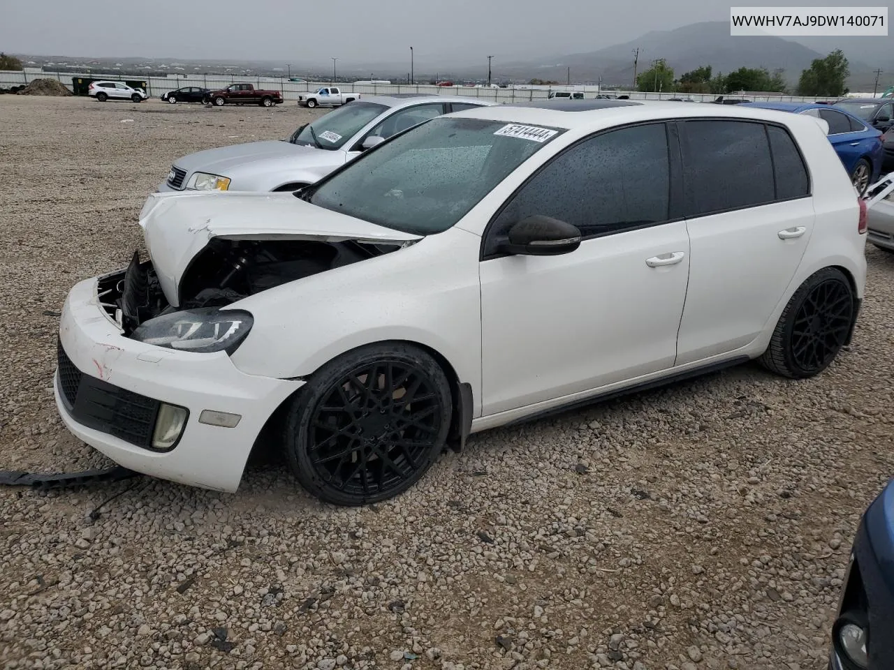 WVWHV7AJ9DW140071 2013 Volkswagen Gti