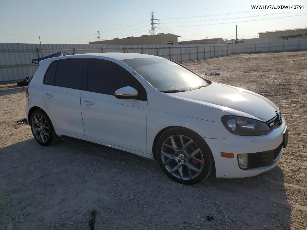 2013 Volkswagen Gti VIN: WVWHV7AJXDW140791 Lot: 65684034