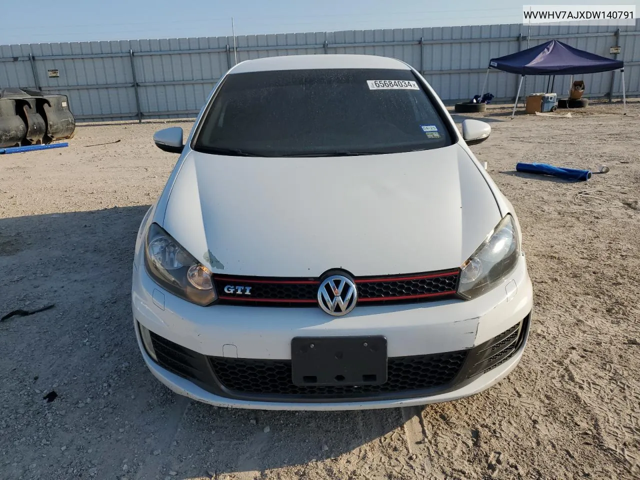 2013 Volkswagen Gti VIN: WVWHV7AJXDW140791 Lot: 65684034