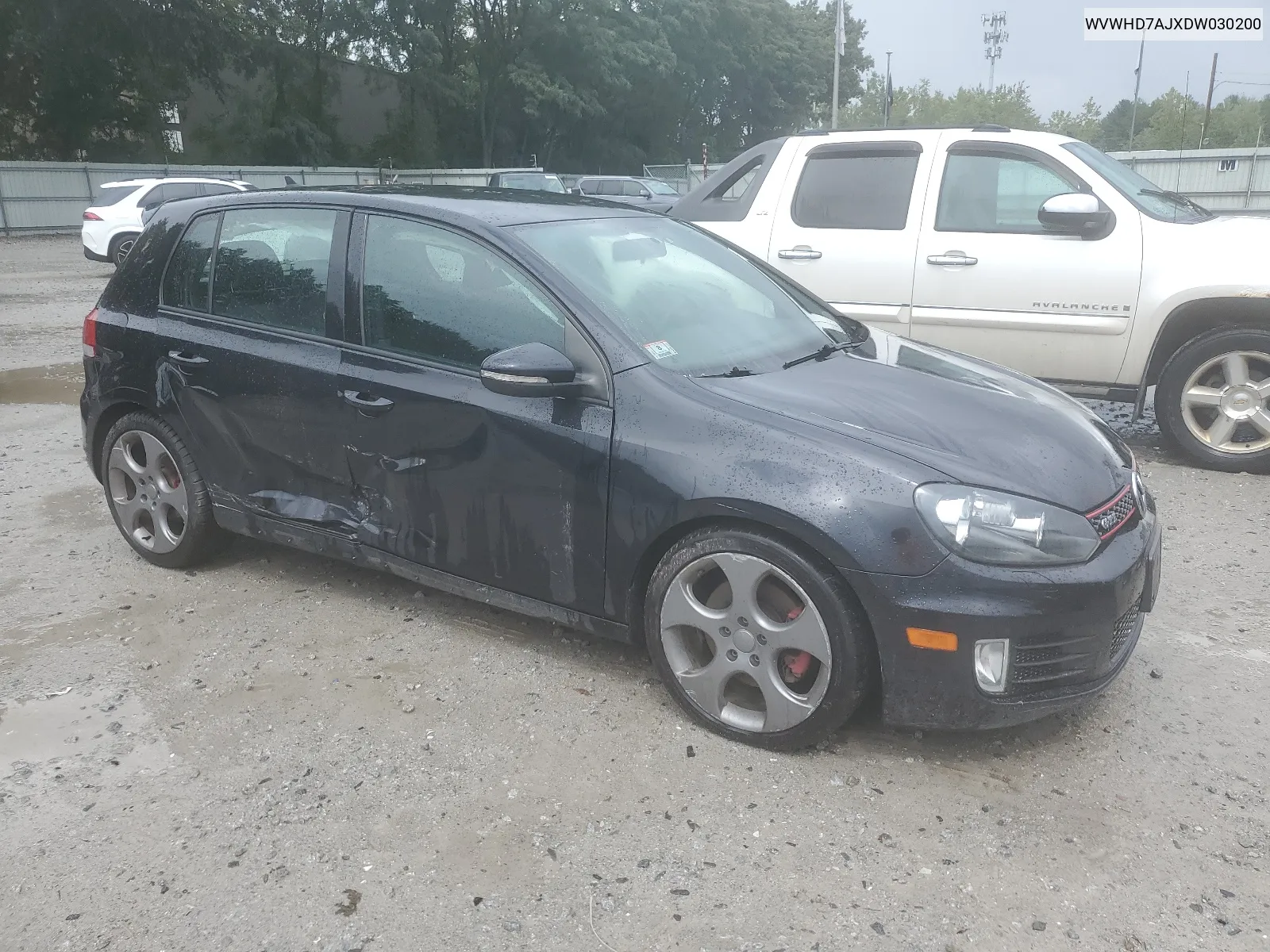 2013 Volkswagen Gti VIN: WVWHD7AJXDW030200 Lot: 68122304