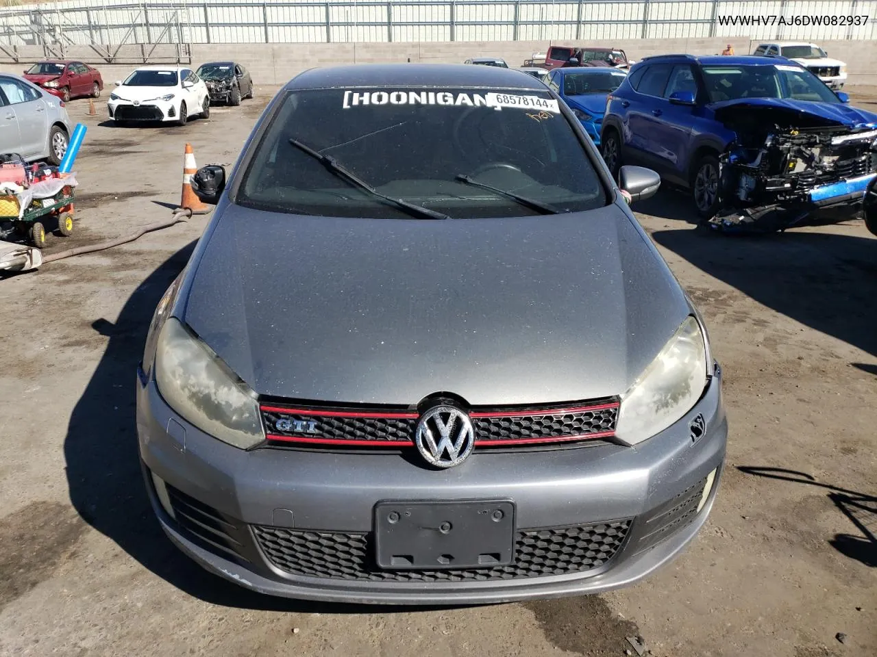 2013 Volkswagen Gti VIN: WVWHV7AJ6DW082937 Lot: 68578144