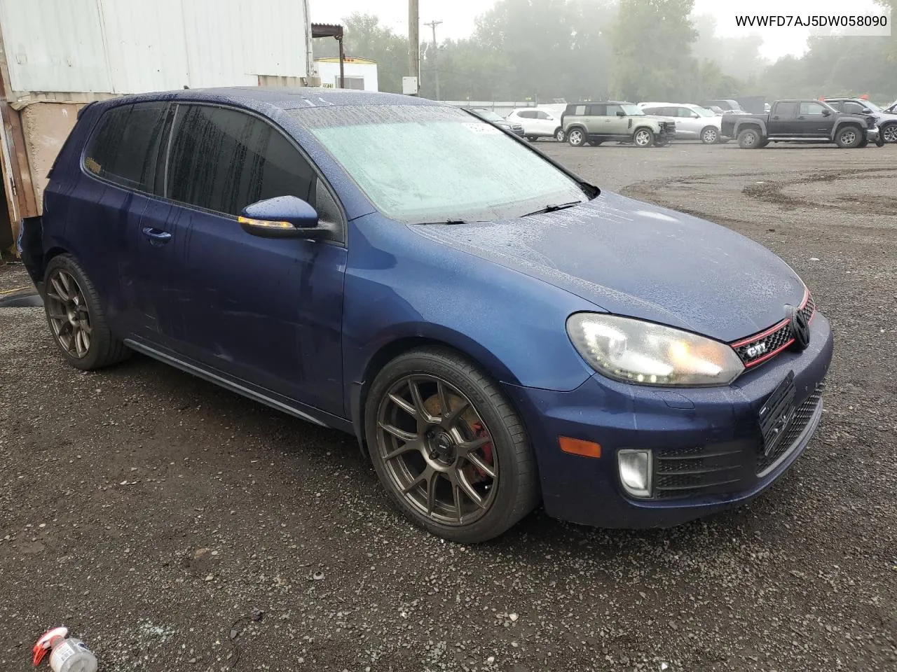 2013 Volkswagen Gti VIN: WVWFD7AJ5DW058090 Lot: 69043014