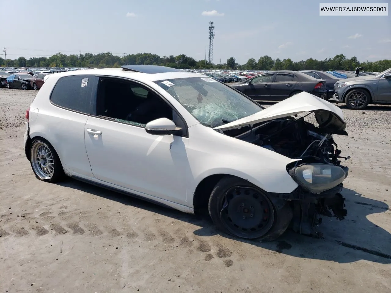 2013 Volkswagen Gti VIN: WVWFD7AJ6DW050001 Lot: 69782034