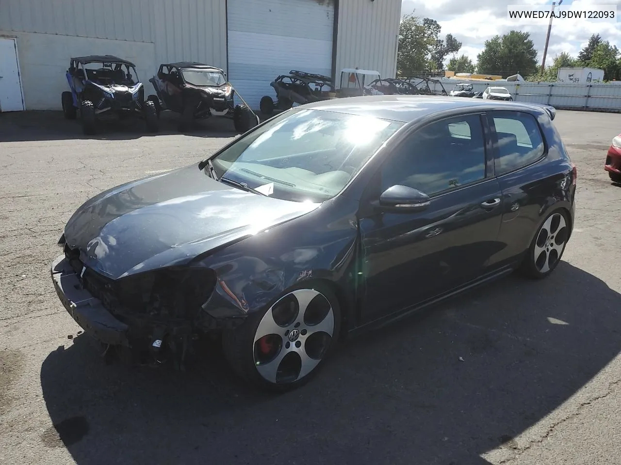 2013 Volkswagen Gti VIN: WVWED7AJ9DW122093 Lot: 70051594