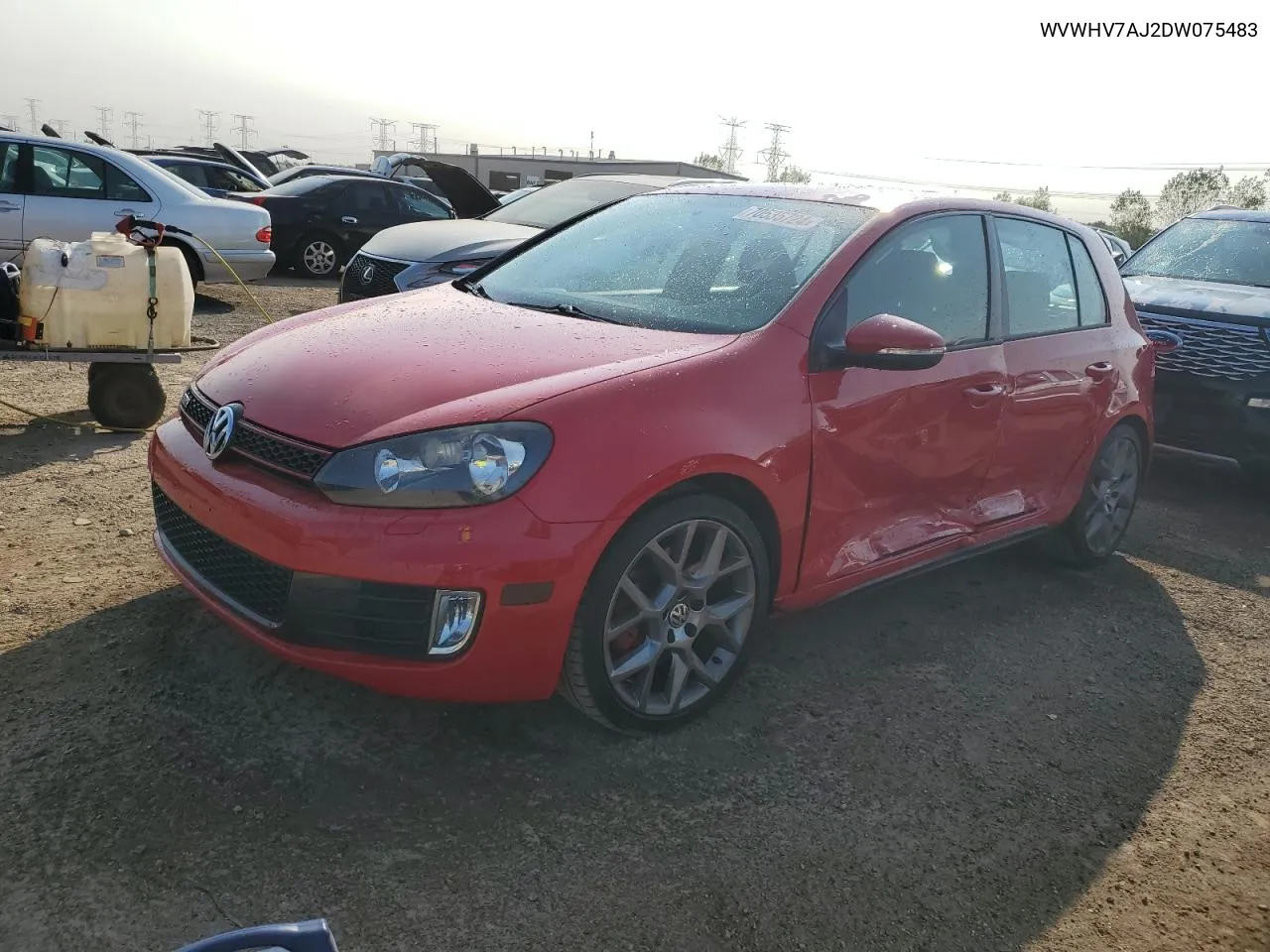 WVWHV7AJ2DW075483 2013 Volkswagen Gti