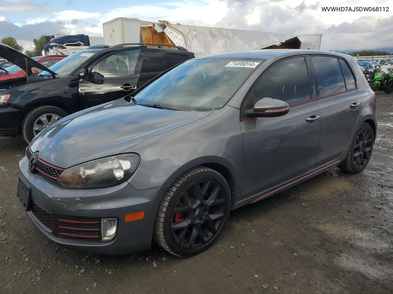 2013 Volkswagen Gti VIN: WVWHD7AJ5DW068112 Lot: 71495014