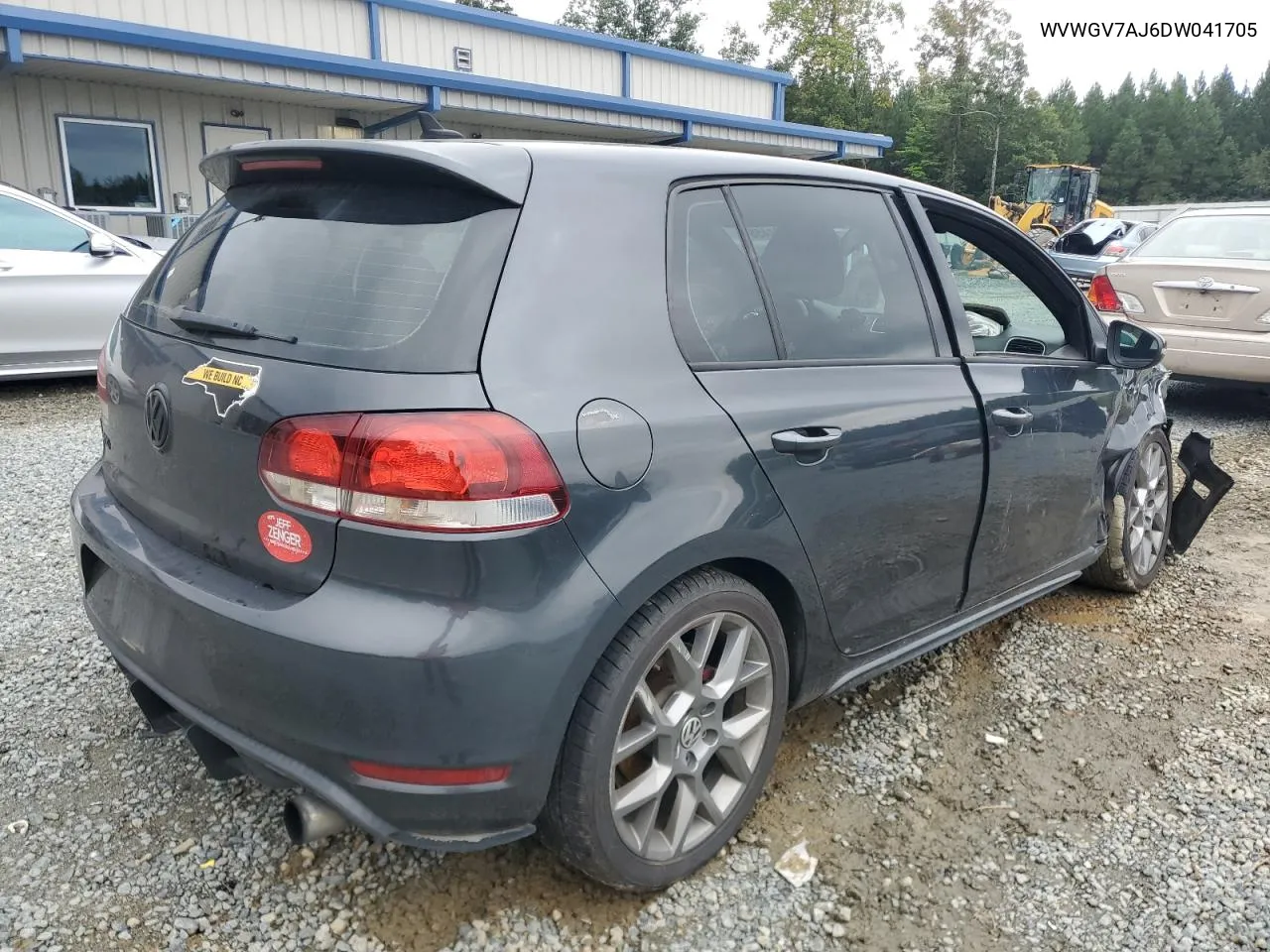 2013 Volkswagen Gti VIN: WVWGV7AJ6DW041705 Lot: 72044584