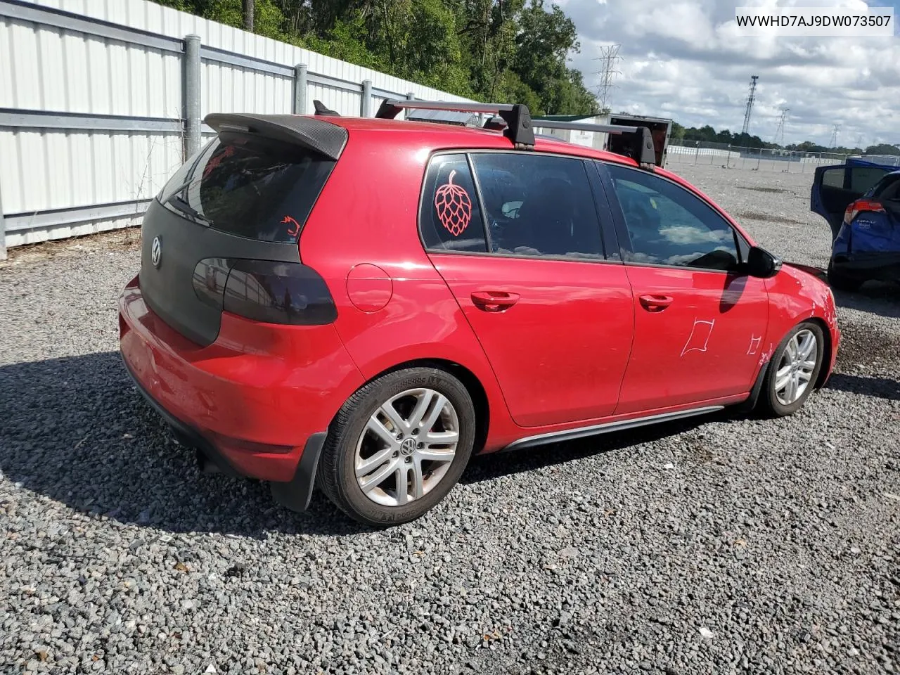 WVWHD7AJ9DW073507 2013 Volkswagen Gti