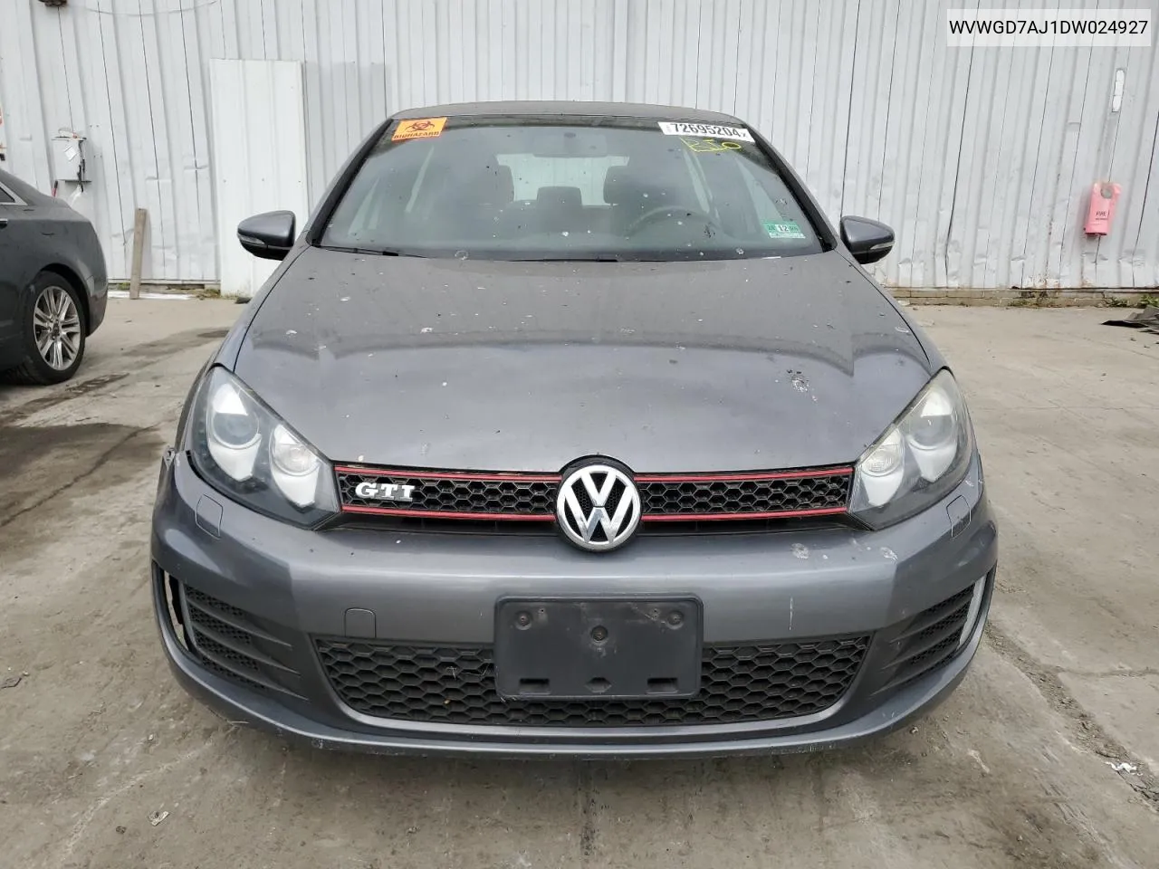 2013 Volkswagen Gti VIN: WVWGD7AJ1DW024927 Lot: 72695204