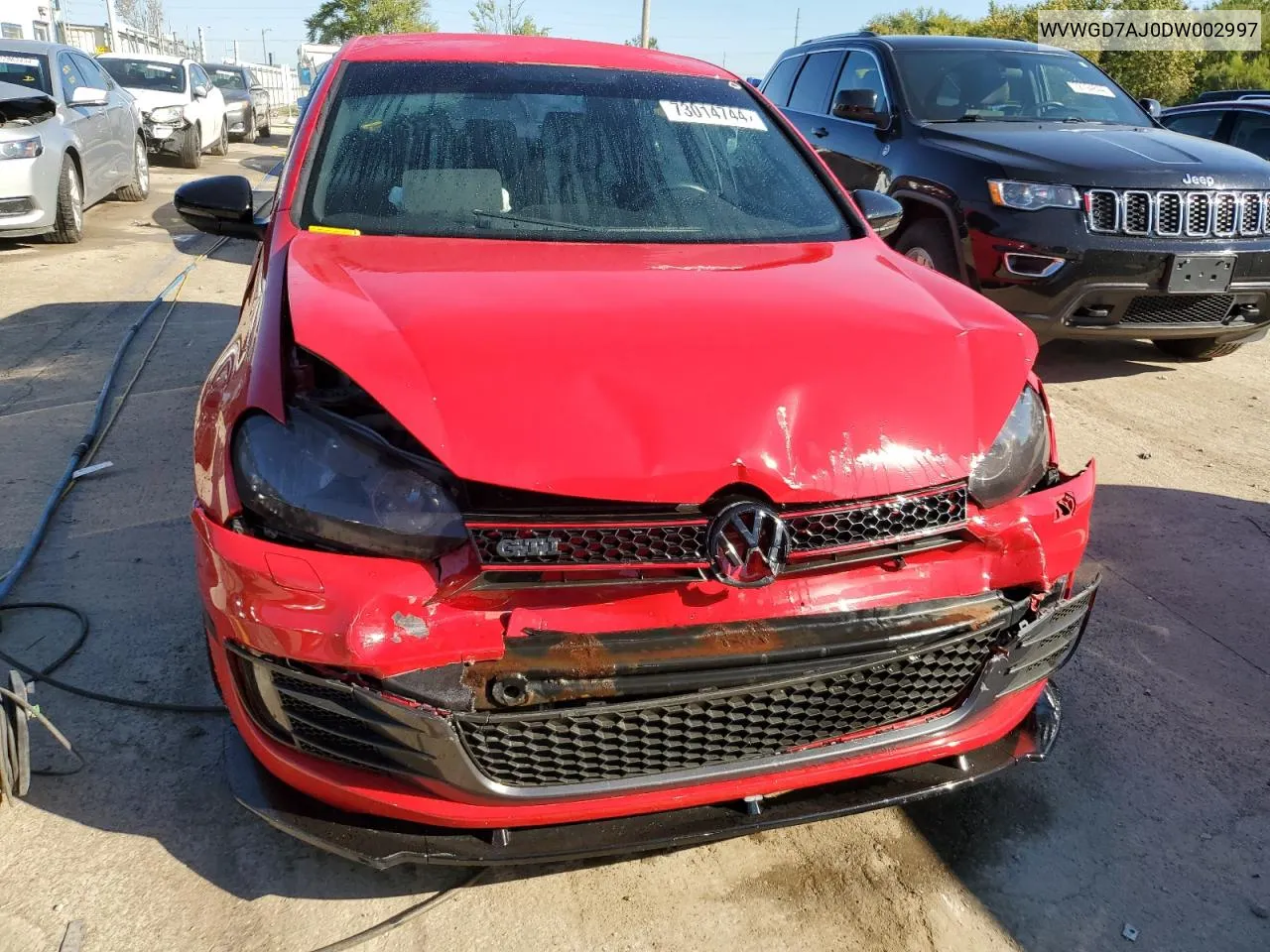 2013 Volkswagen Gti VIN: WVWGD7AJ0DW002997 Lot: 73014744