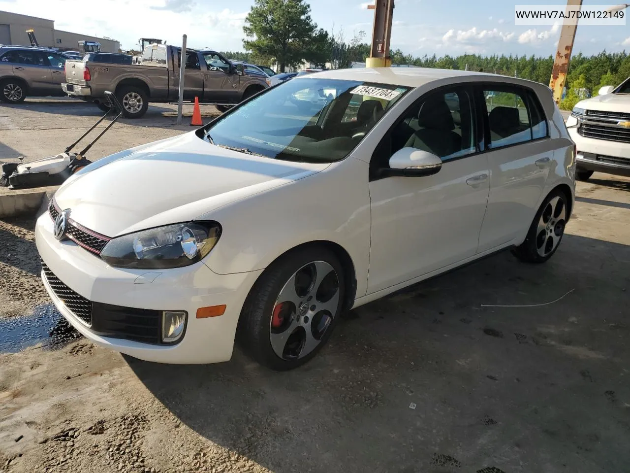 WVWHV7AJ7DW122149 2013 Volkswagen Gti