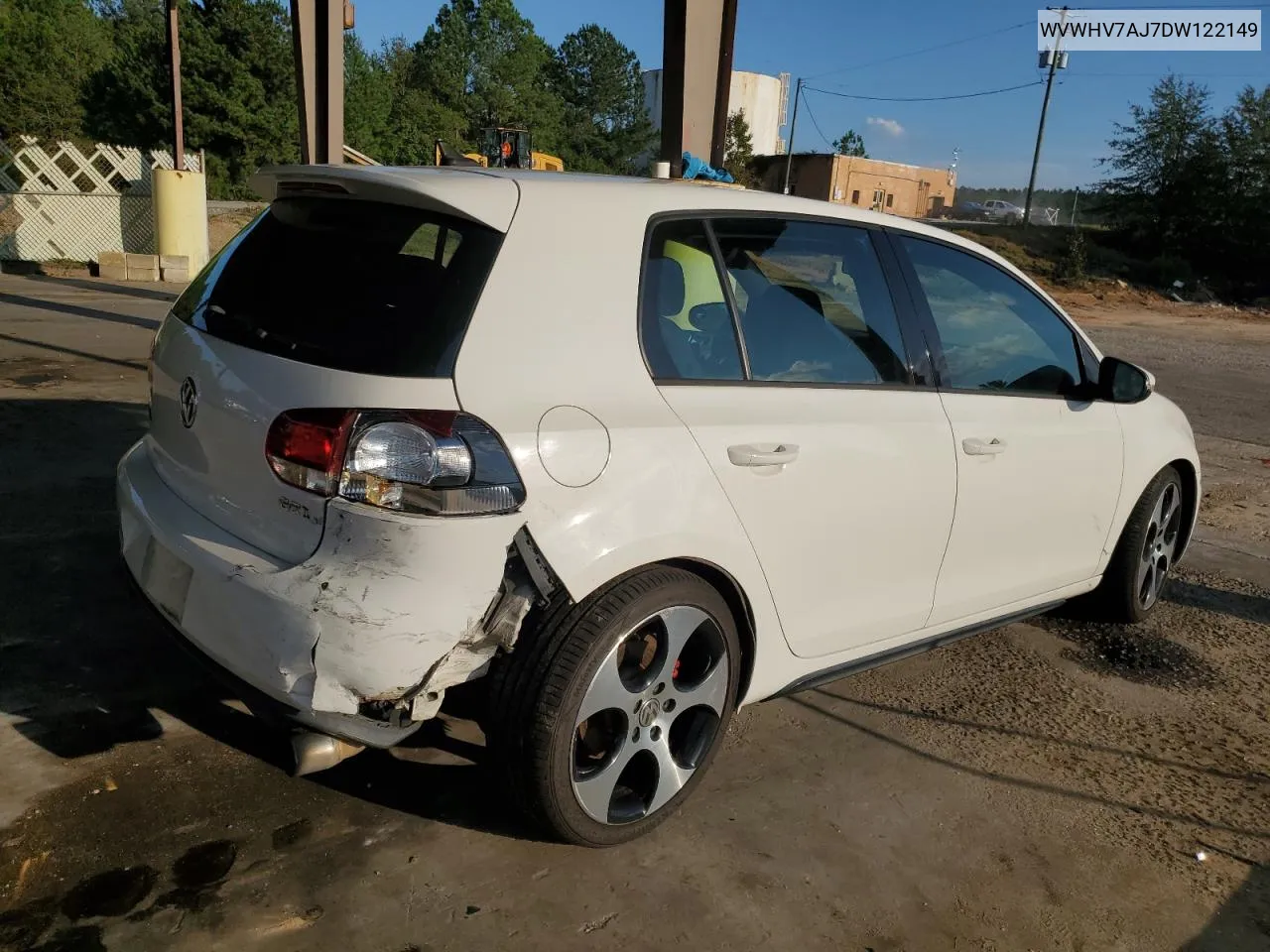 WVWHV7AJ7DW122149 2013 Volkswagen Gti