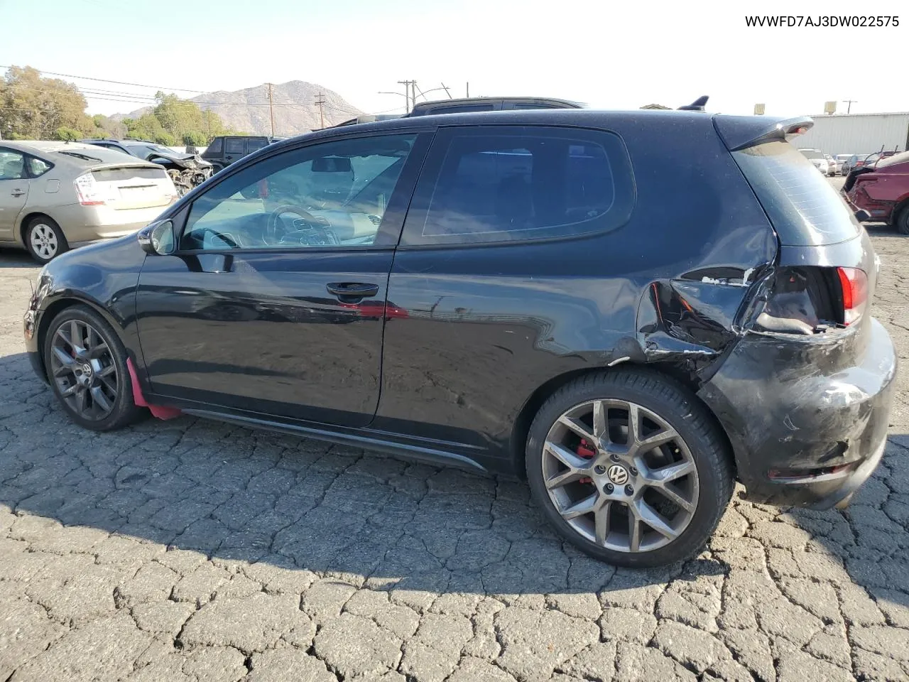 2013 Volkswagen Gti VIN: WVWFD7AJ3DW022575 Lot: 73823344