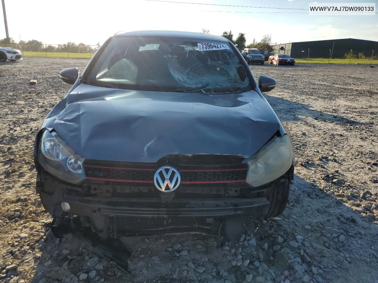 WVWFV7AJ7DW090133 2013 Volkswagen Gti