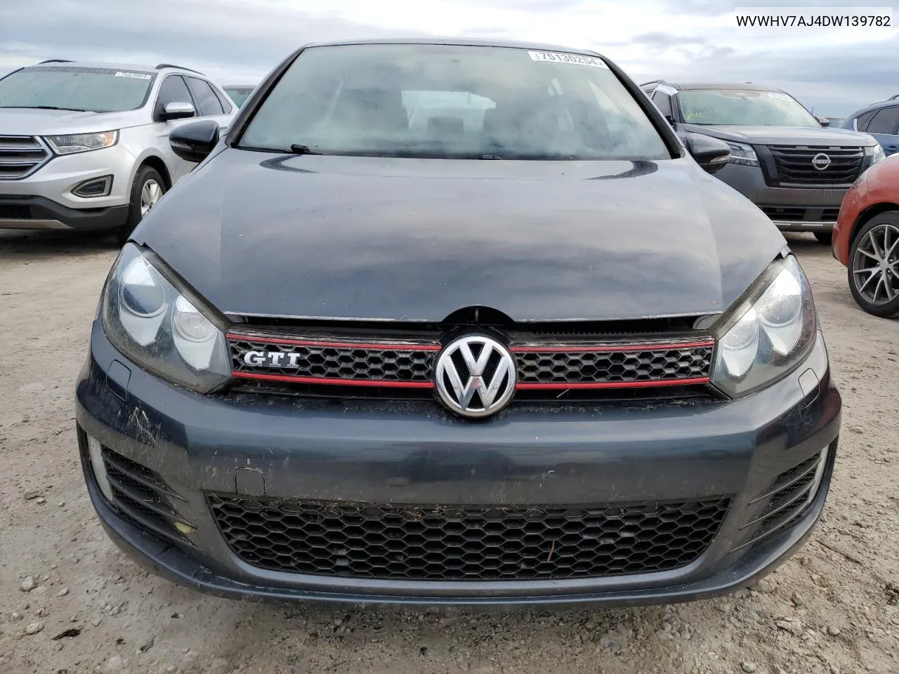 2013 Volkswagen Gti VIN: WVWHV7AJ4DW139782 Lot: 75130254