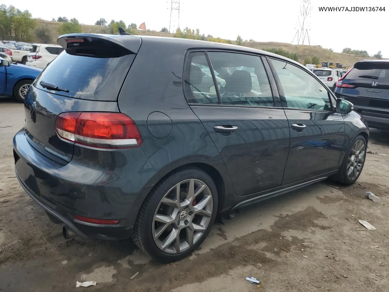 WVWHV7AJ3DW136744 2013 Volkswagen Gti