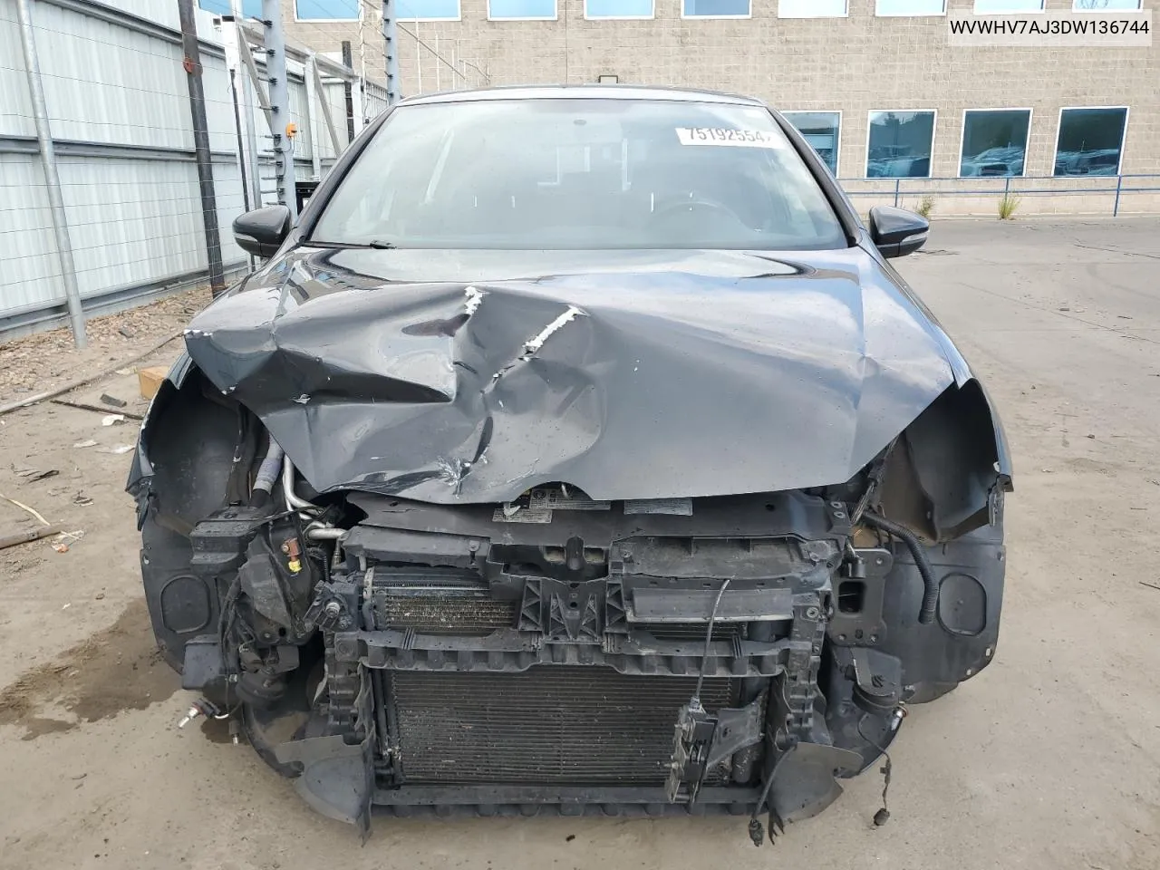 WVWHV7AJ3DW136744 2013 Volkswagen Gti