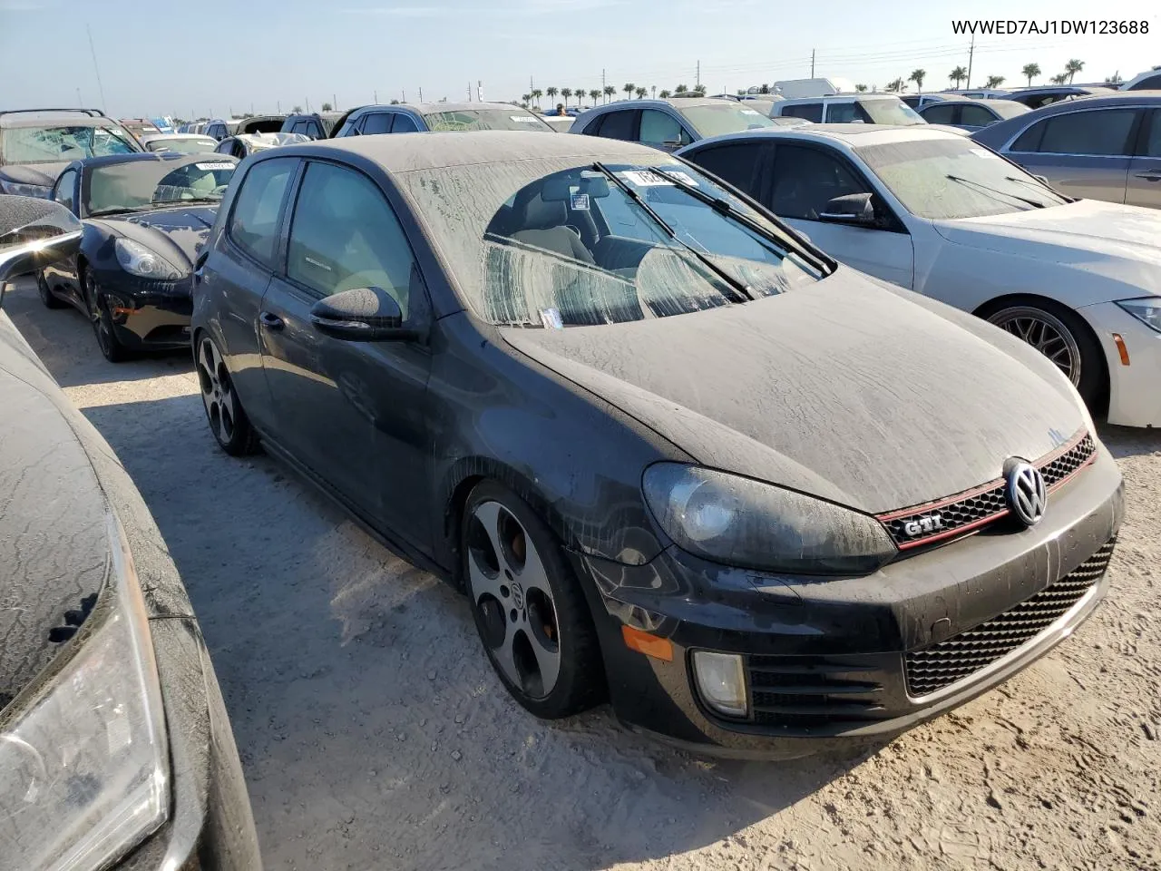 2013 Volkswagen Gti VIN: WVWED7AJ1DW123688 Lot: 76263934