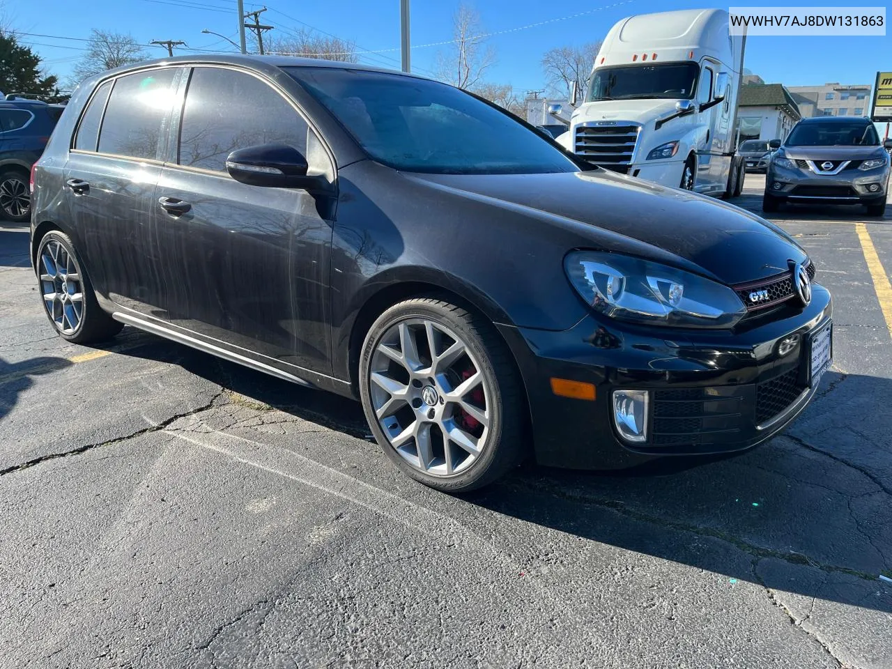 2013 Volkswagen Gti VIN: WVWHV7AJ8DW131863 Lot: 80649944