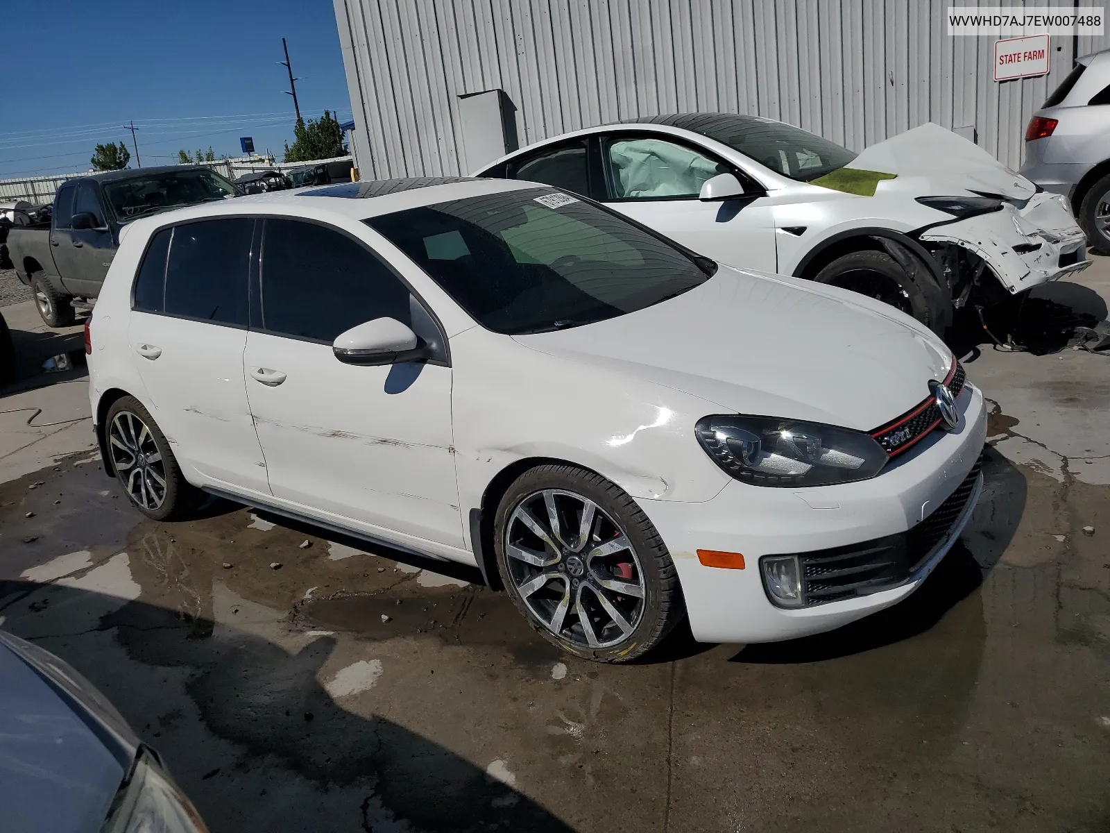 2014 Volkswagen Gti VIN: WVWHD7AJ7EW007488 Lot: 67912894