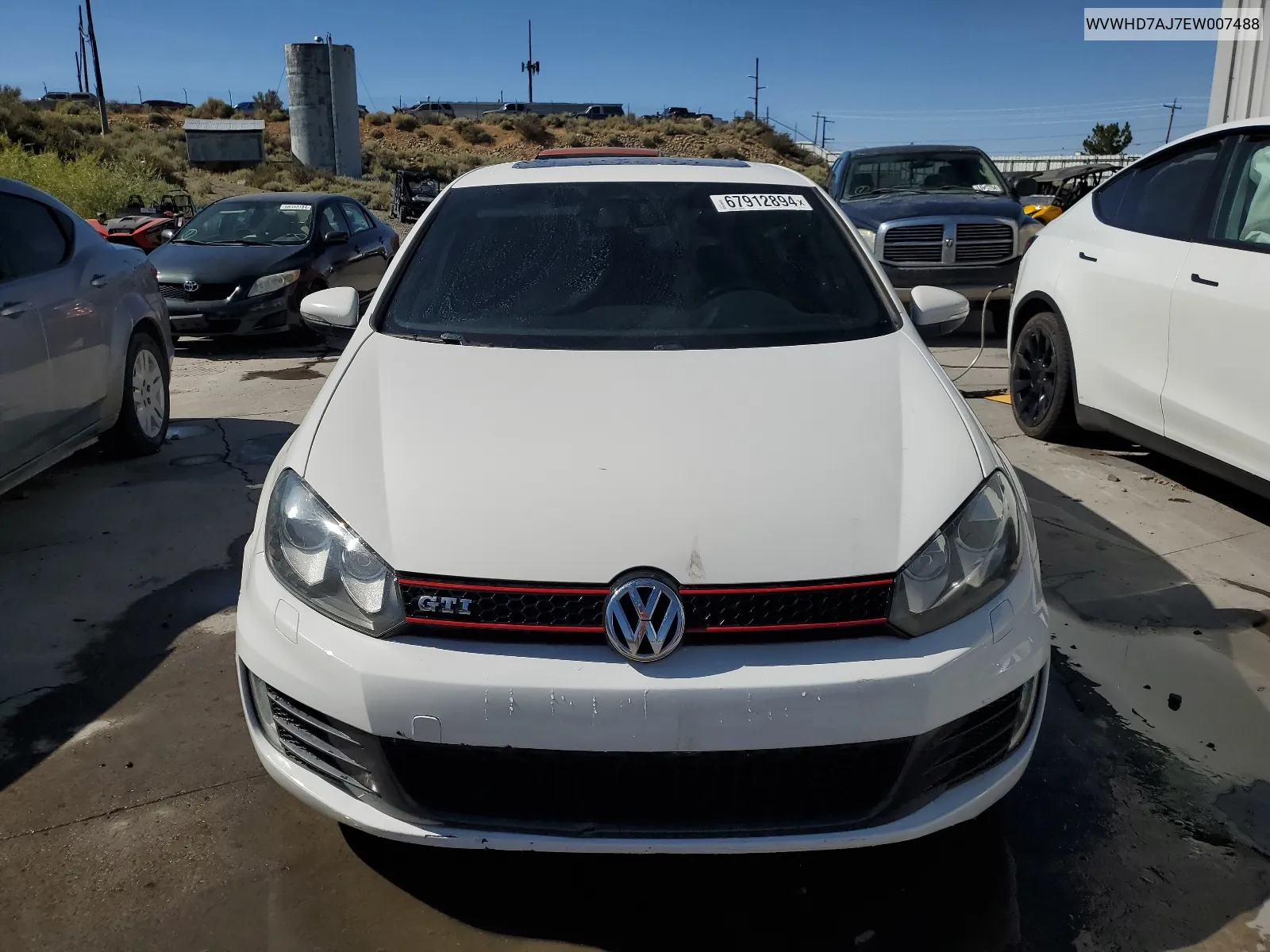 2014 Volkswagen Gti VIN: WVWHD7AJ7EW007488 Lot: 67912894