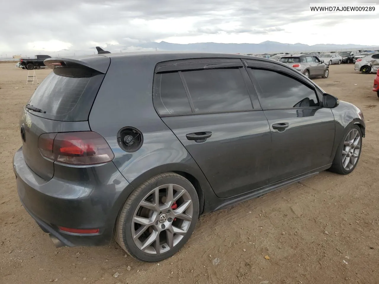 2014 Volkswagen Gti VIN: WVWHD7AJ0EW009289 Lot: 72430194