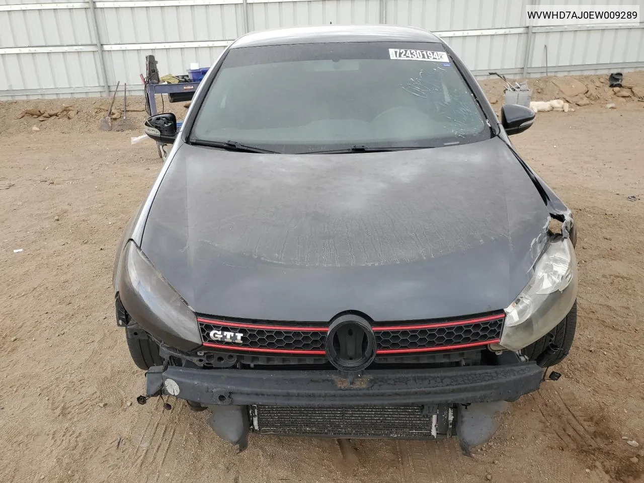 2014 Volkswagen Gti VIN: WVWHD7AJ0EW009289 Lot: 72430194