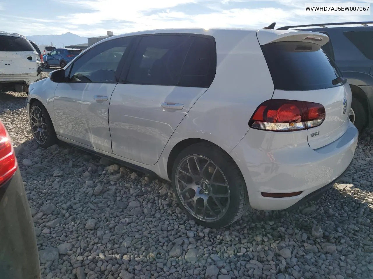 WVWHD7AJ5EW007067 2014 Volkswagen Gti