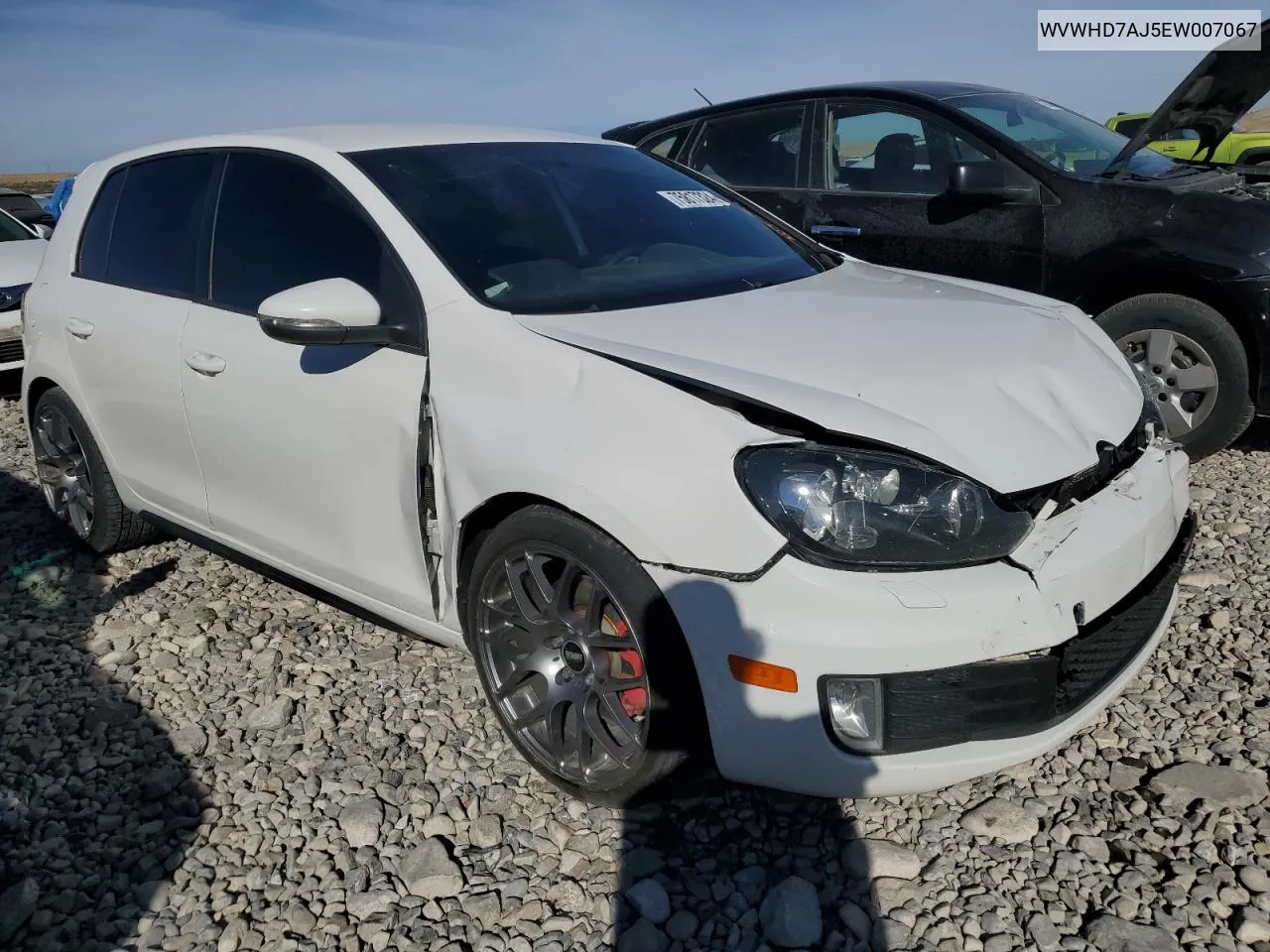 WVWHD7AJ5EW007067 2014 Volkswagen Gti