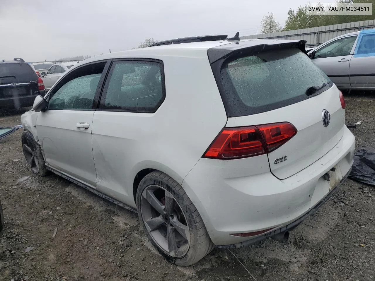 2015 Volkswagen Gti VIN: 3VWYT7AU7FM034511 Lot: 52017364