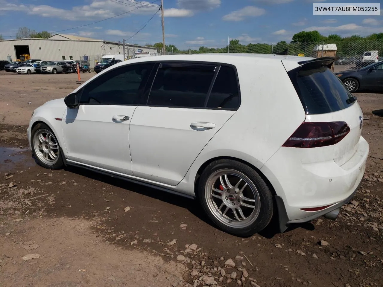 2015 Volkswagen Gti VIN: 3VW4T7AU8FM052255 Lot: 53494284