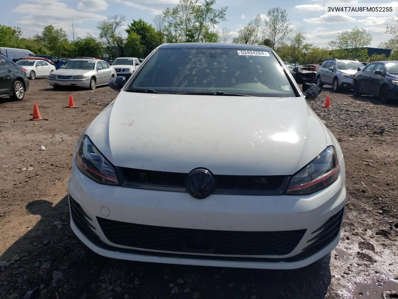 2015 Volkswagen Gti VIN: 3VW4T7AU8FM052255 Lot: 53494284