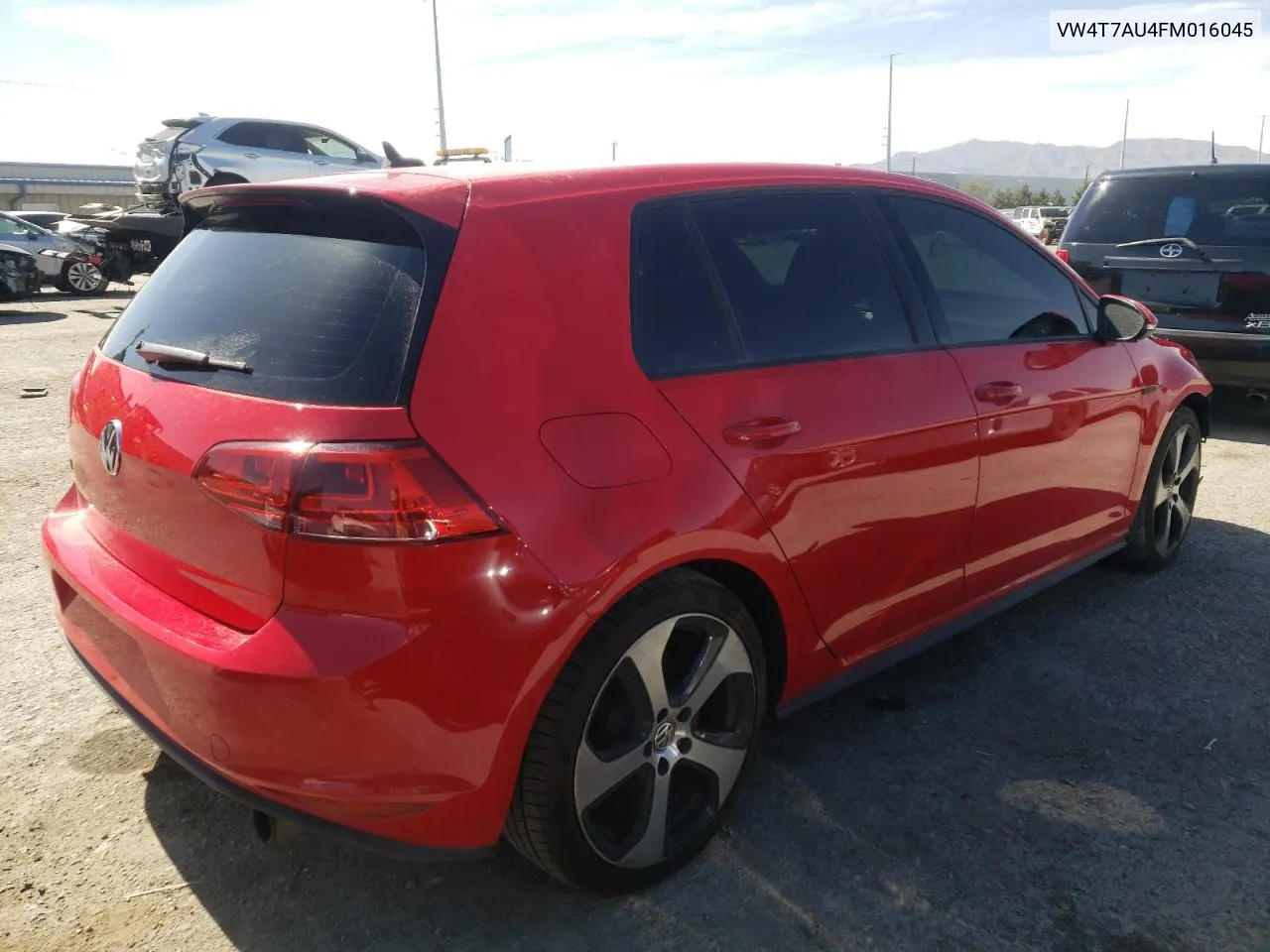 2015 Volkswagen Gti VIN: VW4T7AU4FM016045 Lot: 56485844